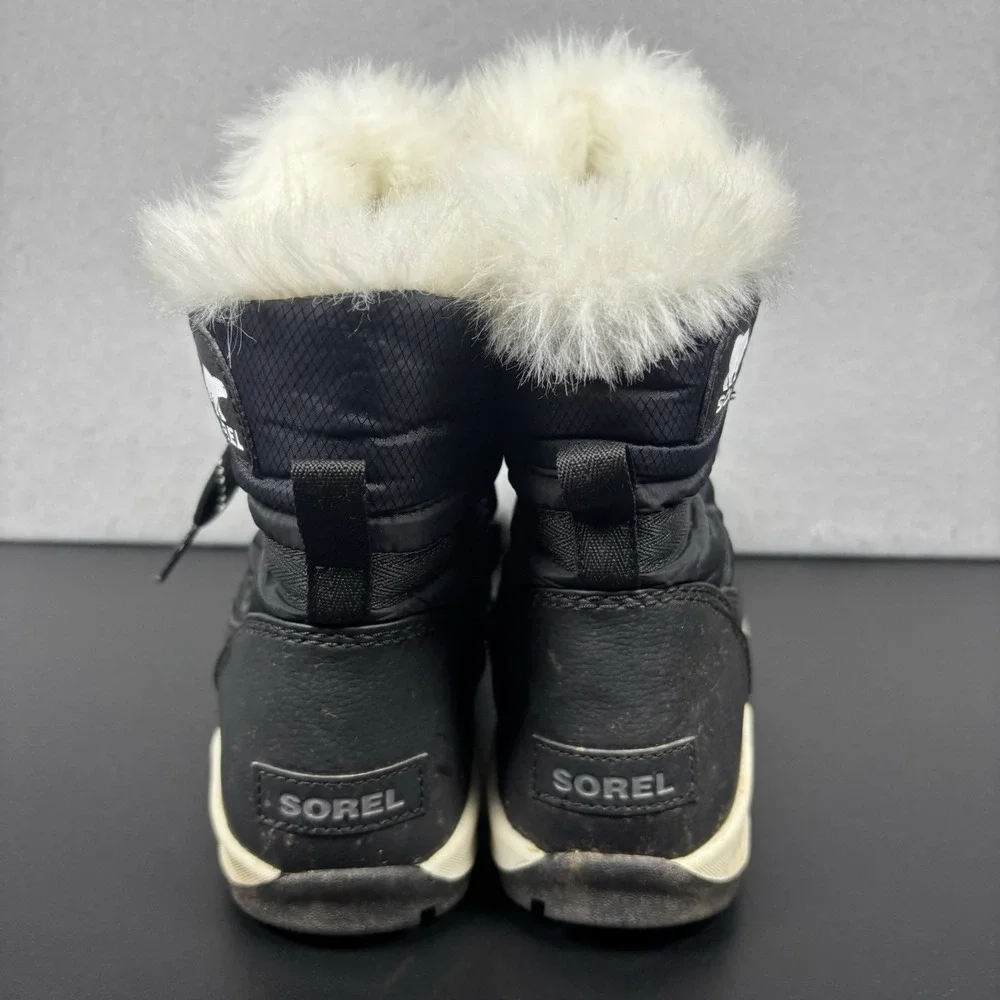 SOREL‎ Women's Whitney Short Lace-up Waterproof Insulated Winter Boot Sz 9 Black